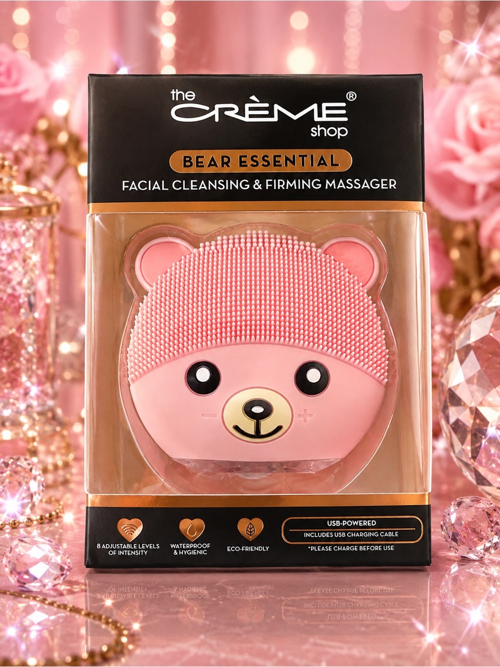 The Crème Shop Bear Essential Face Cleansing and Firming Massager